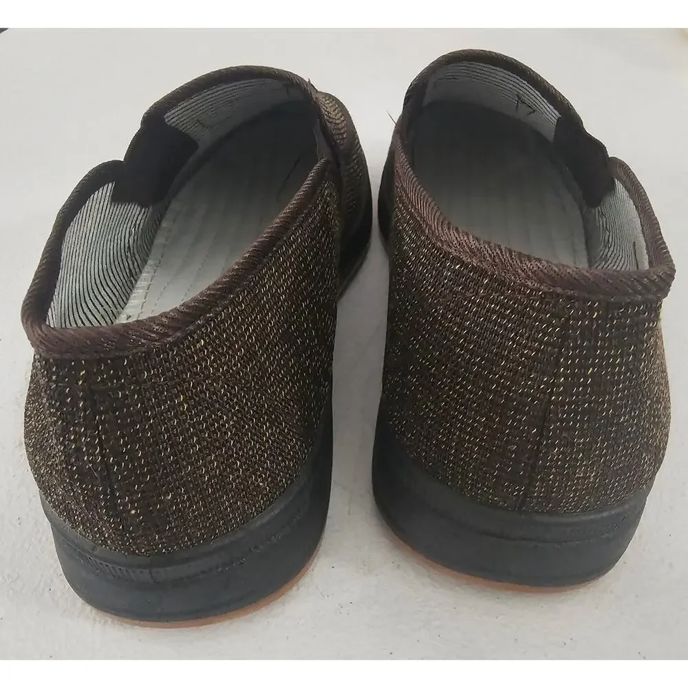 NWOB Men's Sport Canvas Slip-on Loafers Size EU44 US 10.5-11
